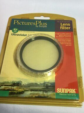 Sunpak Circle 67mm Ultraviolet Lens Filter (NEW/OPEN BOX)